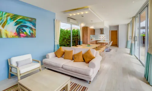 Сногсшибательная вилла с 3 спальнями и с видом на бассейн в проекте Сигнача виллас, на пляже Найхарн