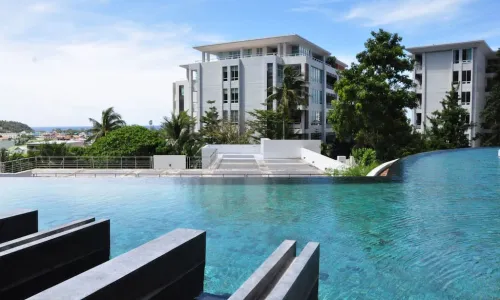 Модные апартаменты с 2 спальнями и с видом на море в проекте Карон Хилл, на пляже Карон