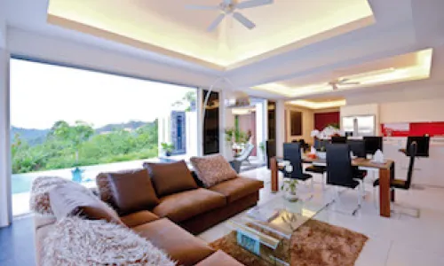 Удобная вилла с 3 спальнями и с видом на море в проекте Оверлукинг Лайян, на пляже Бангтао/Лагуна