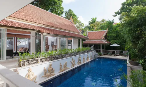 Комфортабельная вилла с 3 спальнями и с видом на море в проекте Катаманда, на пляже Ката