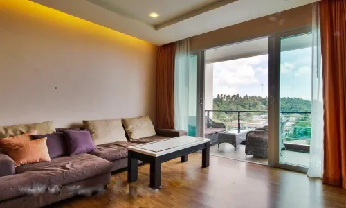 Сногсшибательные апартаменты с 2 спальнями и с видом на бассейн в проекте Си энд Cкай, на пляже Карон