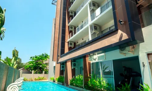 Сказочные апартаменты с 2 спальнями и с видом на бассейн в проекте Карон Чик, на пляже Карон