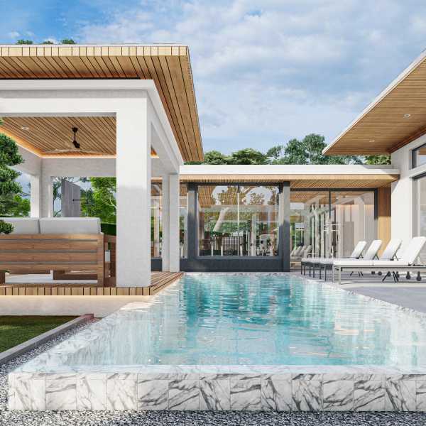 4-Bedroom Villa, with pool view in Mouana  Mai Khao project, on Mai Khao beach - photo 1